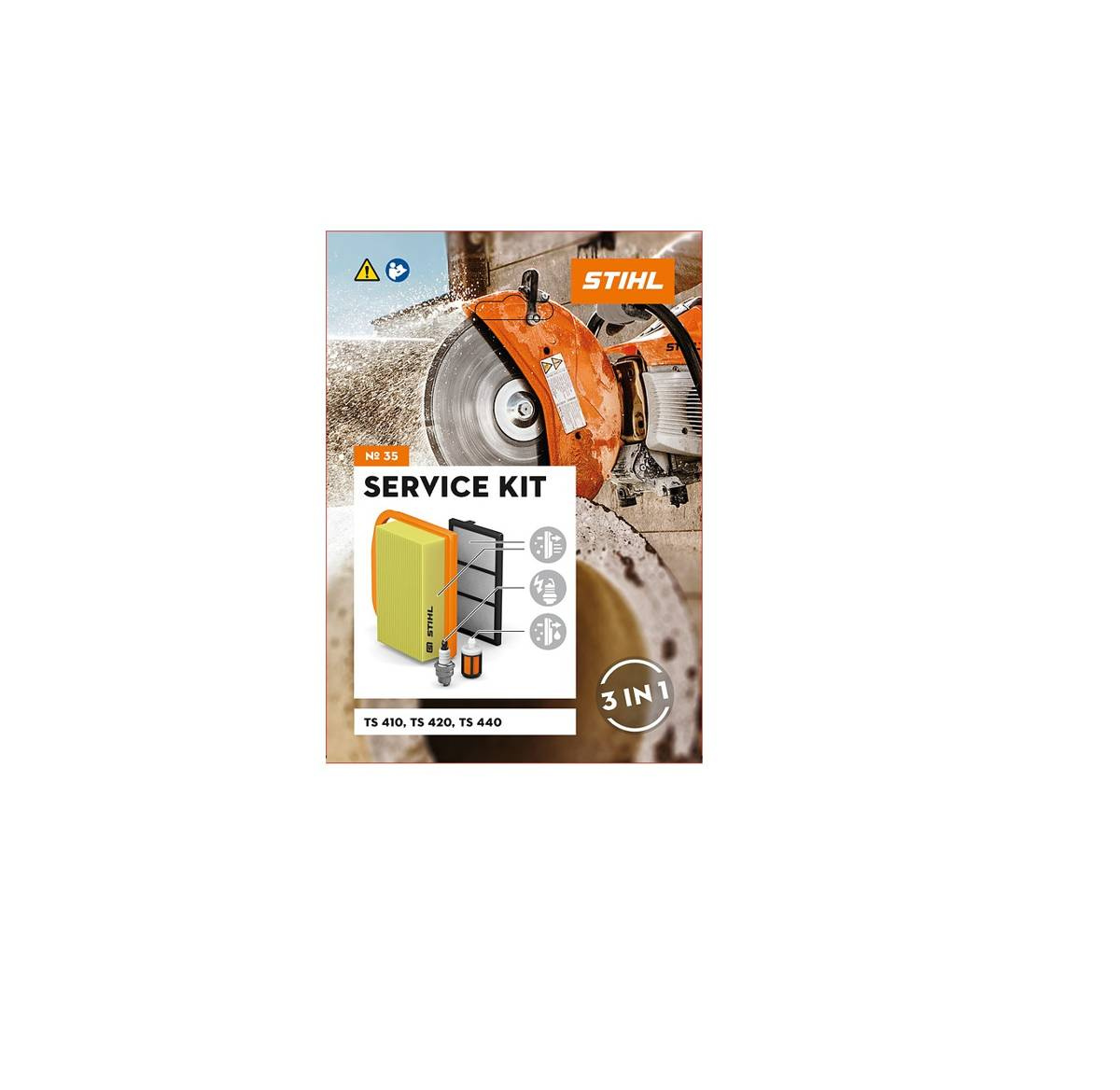 STIHL Zestaw serwisowy nr 35 do TS 410/420/440 - wysoka jakość i niezawodność