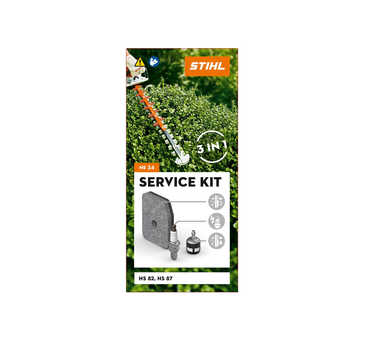 STIHL Zestaw serwisowy nr 34 do HS 82 / HS 87 - wysoka jakość komponentów