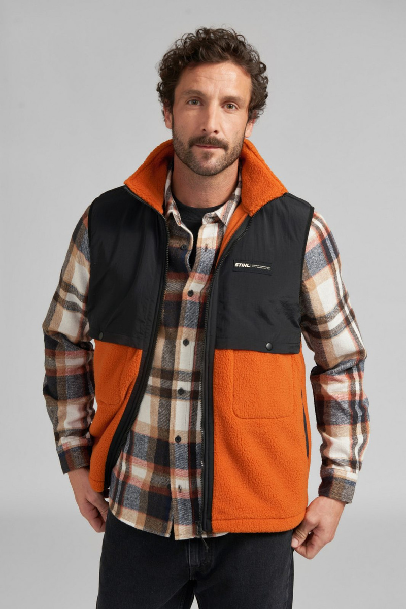 Kamizelka SHERPA ORANGE - stylowy design i trwałość